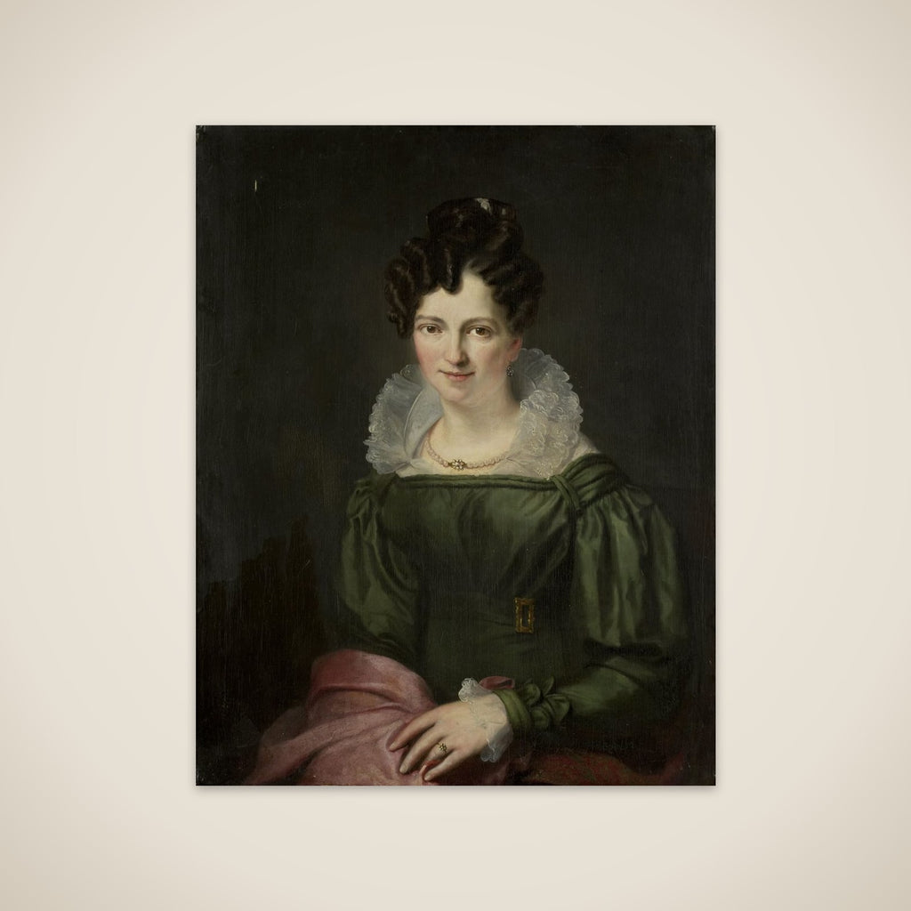 Portrait of Maria Christina Nijssen, Wife of Anthonie van der Hout unframed print