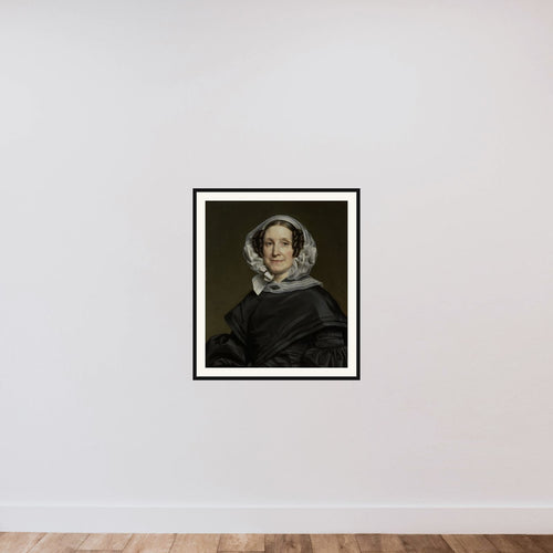 Aryna van der Pot (1786-1850). Wife of N. J. A. C. Hoffmann framed — shown to scale