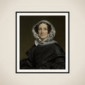 Aryna van der Pot (1786-1850). Wife of N. J. A. C. Hoffmann framed