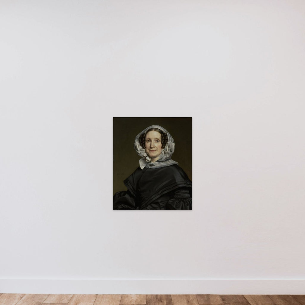 Aryna van der Pot (1786-1850). Wife of N. J. A. C. Hoffmann unframed — shown to scale