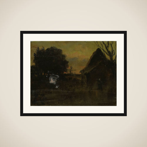 'At sundown' framed