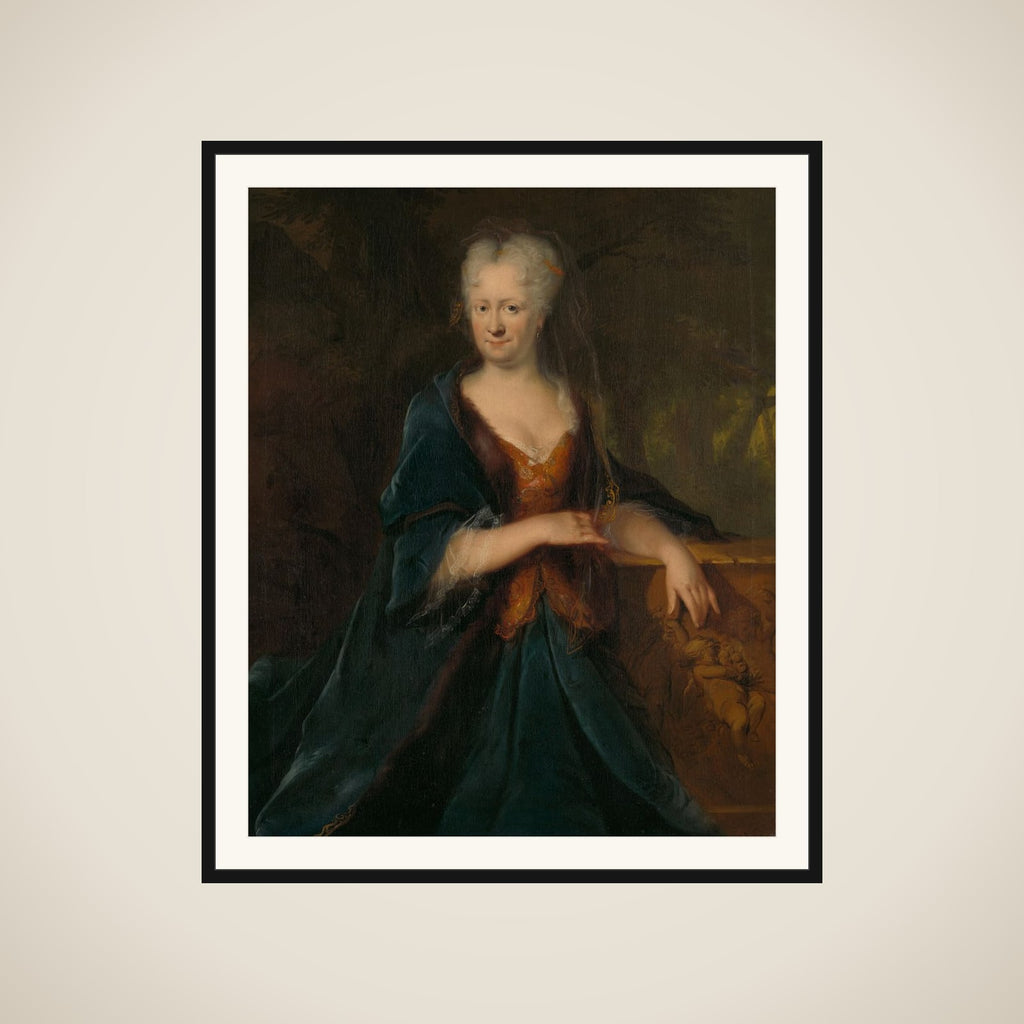 Portrait of Louise Christina Trip, wife of Gerrit Sichterman framed