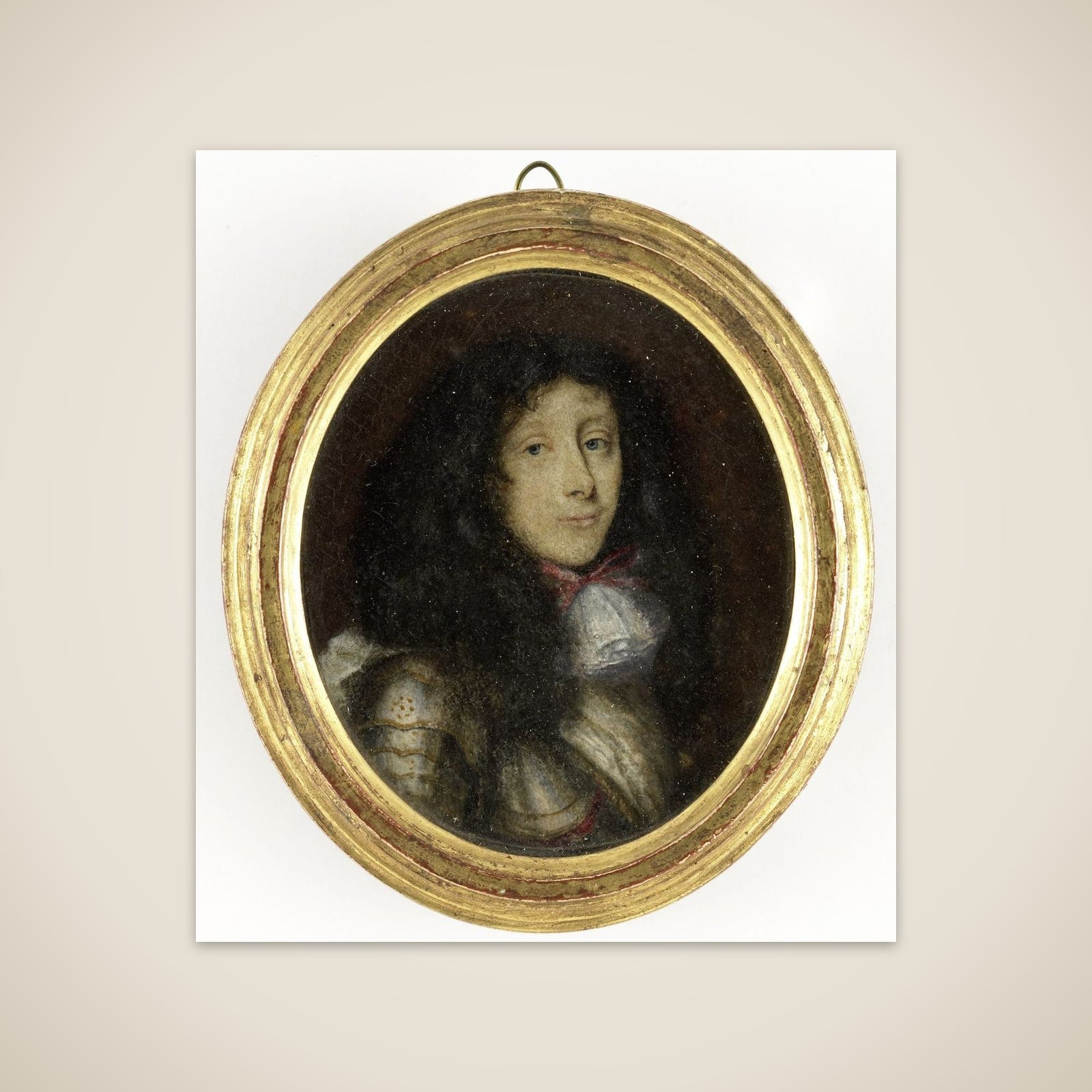 Portrait of een man unframed print