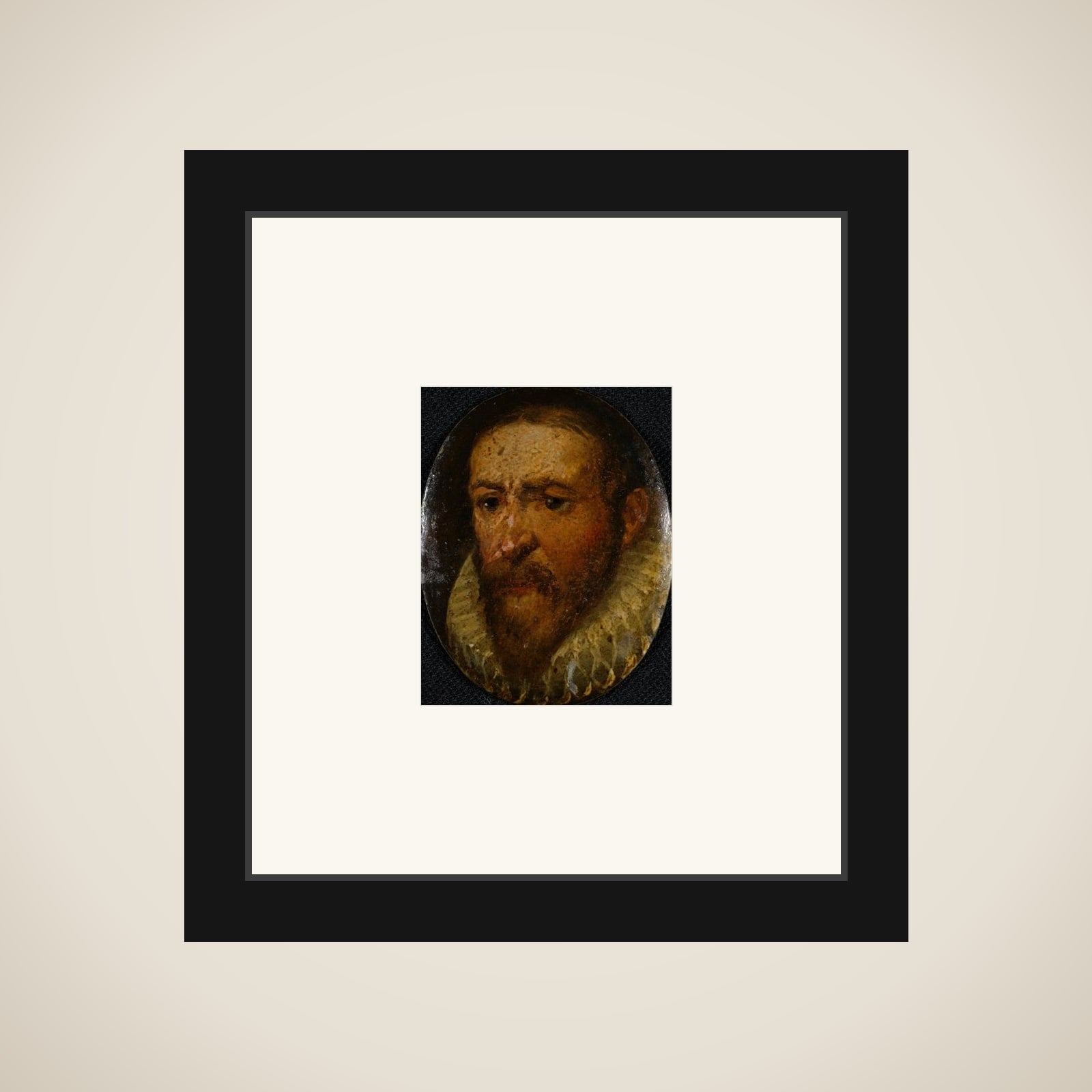 Portrait of Johan van Oldenbarnevelt framed