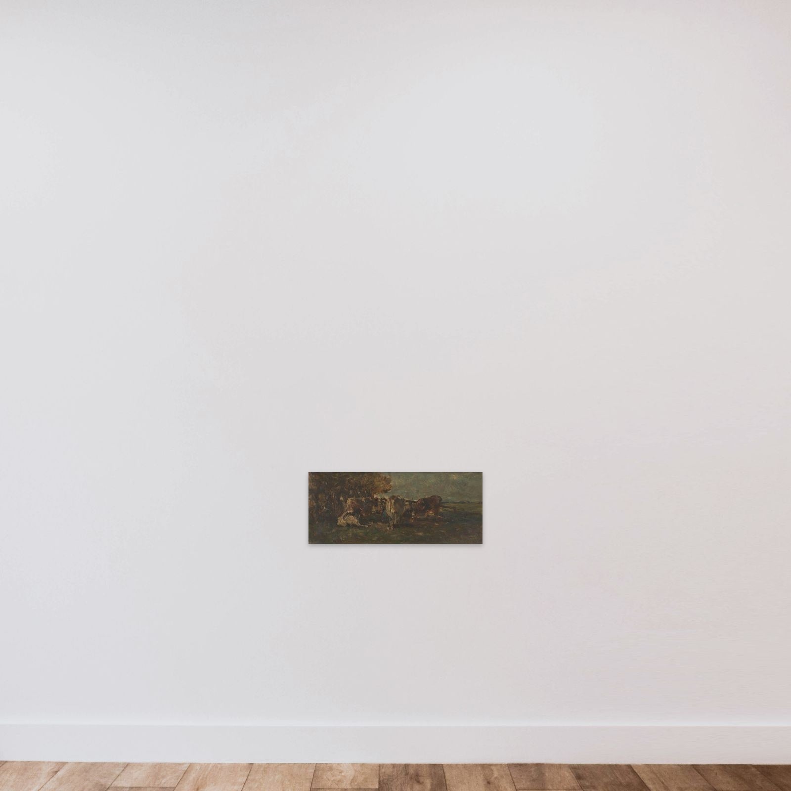 De melkbocht unframed — shown to scale