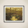 Plechtigheid van Schotse vrijmetselaars framed