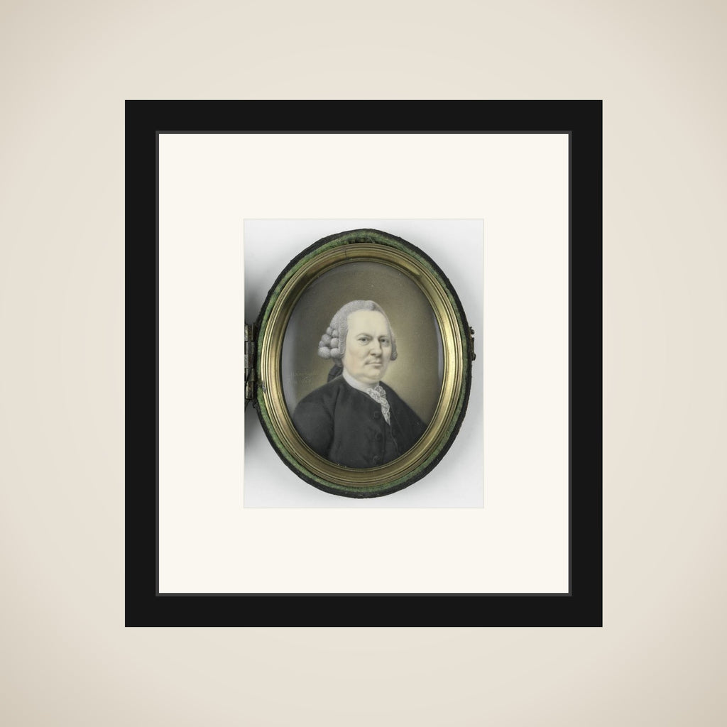 Portrait of een man, misschien een lid van de family Collot d'Escury of Van Rappard framed