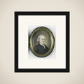 Portrait of een man, misschien een lid van de family Collot d'Escury of Van Rappard framed