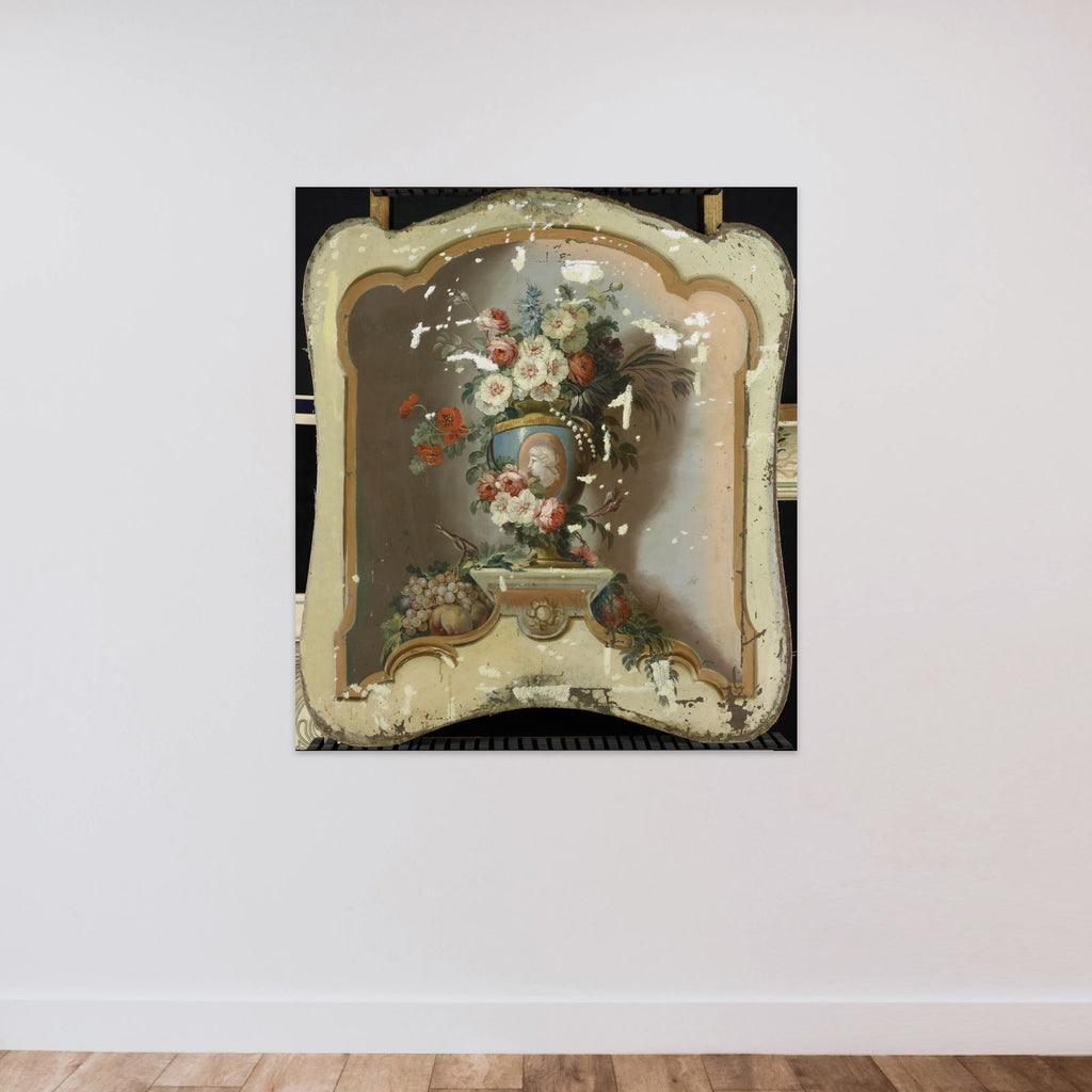Flowers in a Vase unframed — shown to scale