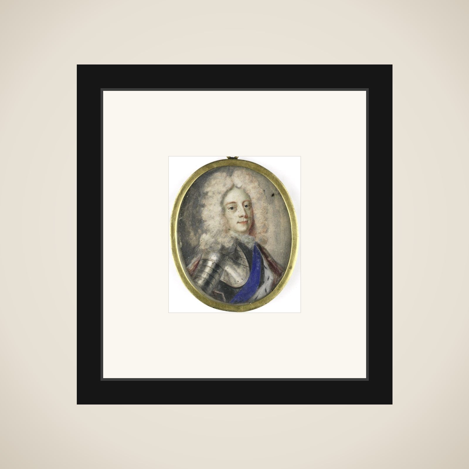 Portrait of George II (1683-1760), King of England framed
