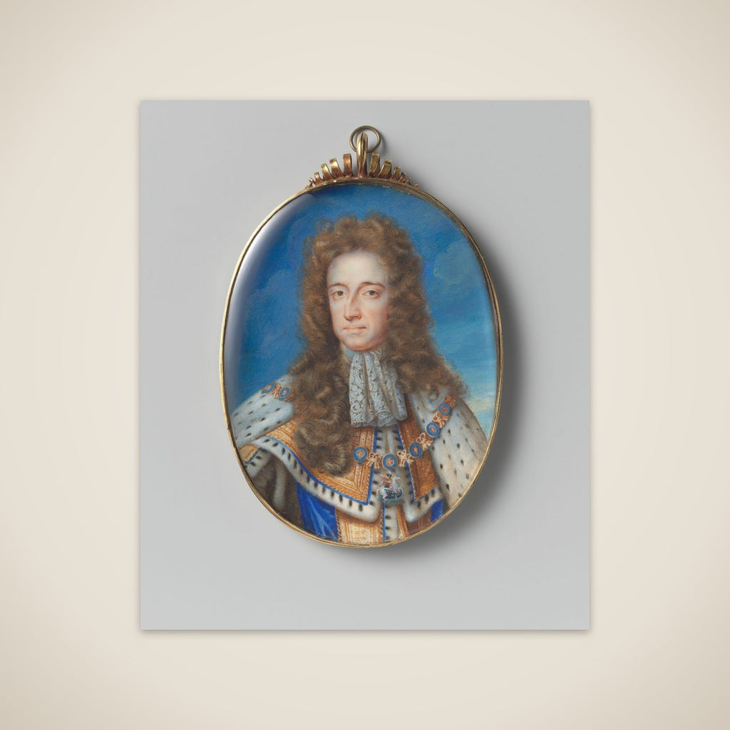 Portrait of William III (1650-1702), prince of Orange. From 1689 on king of England unframed print