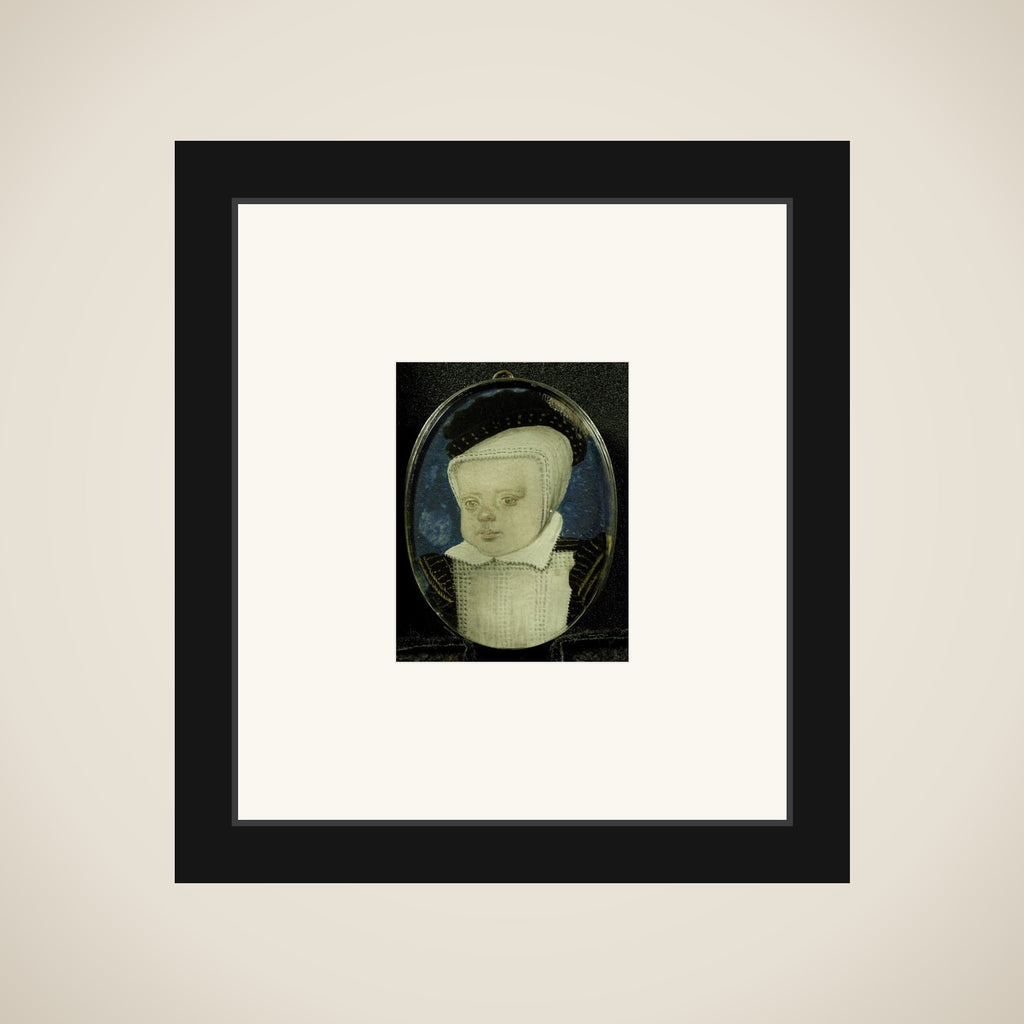 Portrait of Edward VI (1537-53), the future king of England, as a child framed