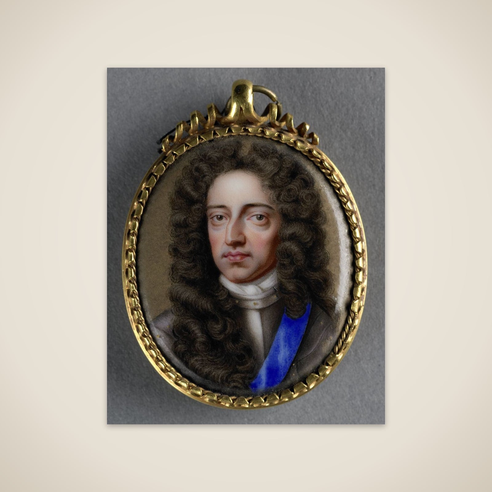 Portrait of William III (1650-1702), prince of Orange. From 1689 on king of England unframed print