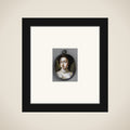 Portrait of Mary Stuart (1662-95). Wife of William III framed