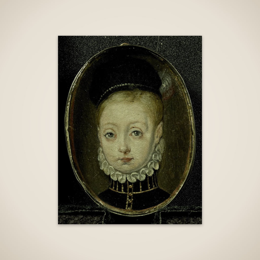 Jacobus I (1556-1625), de latere koning van Engeland, als kind unframed print