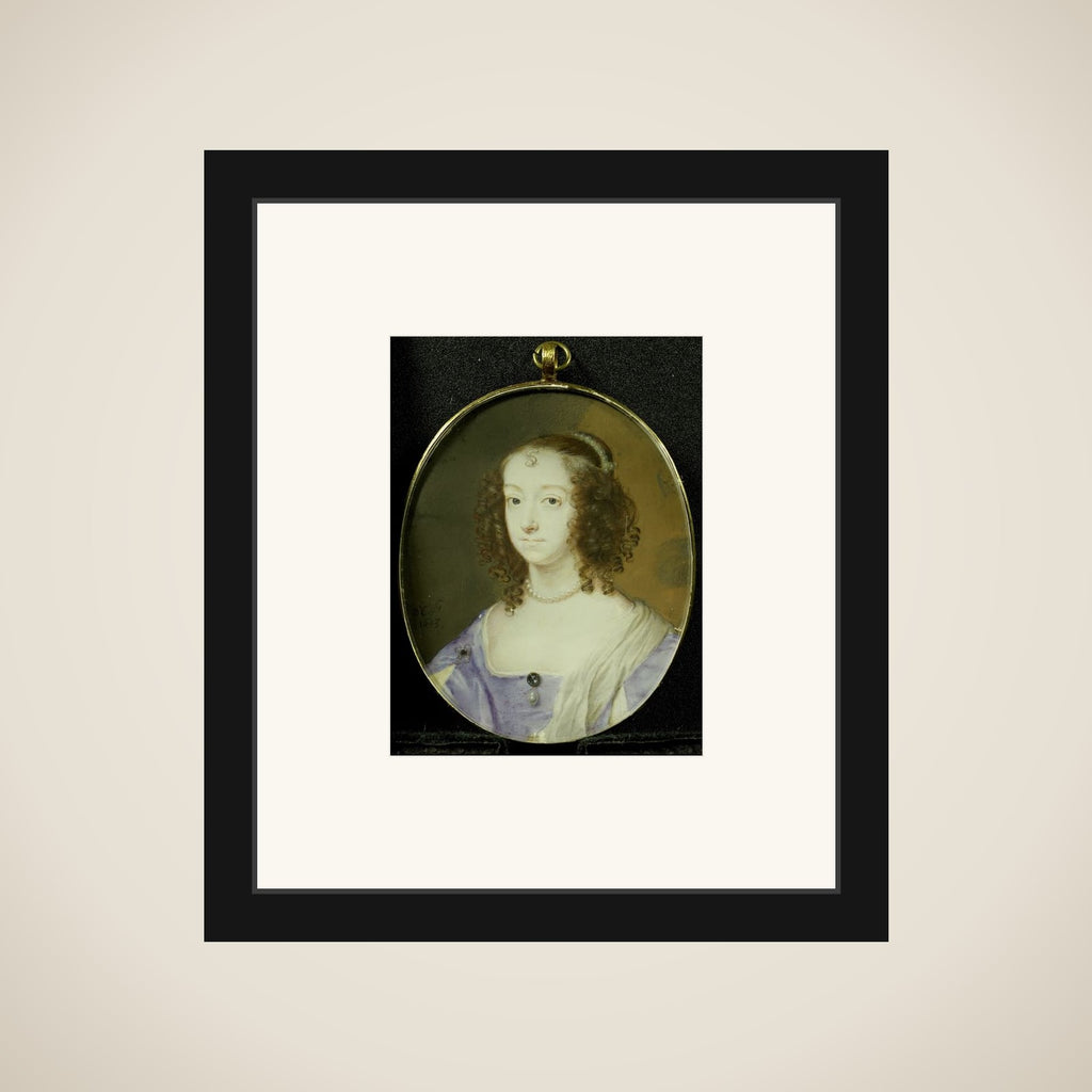 Portrait of een vrouw framed