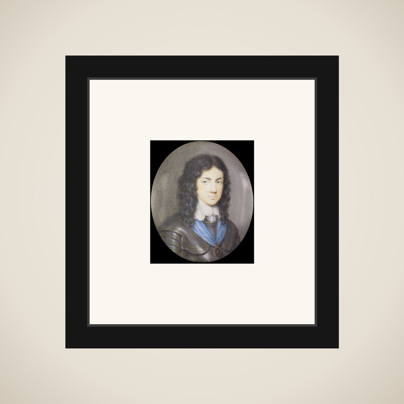 Karel II (1630-85), de latere koning van Engeland, als jongeman framed