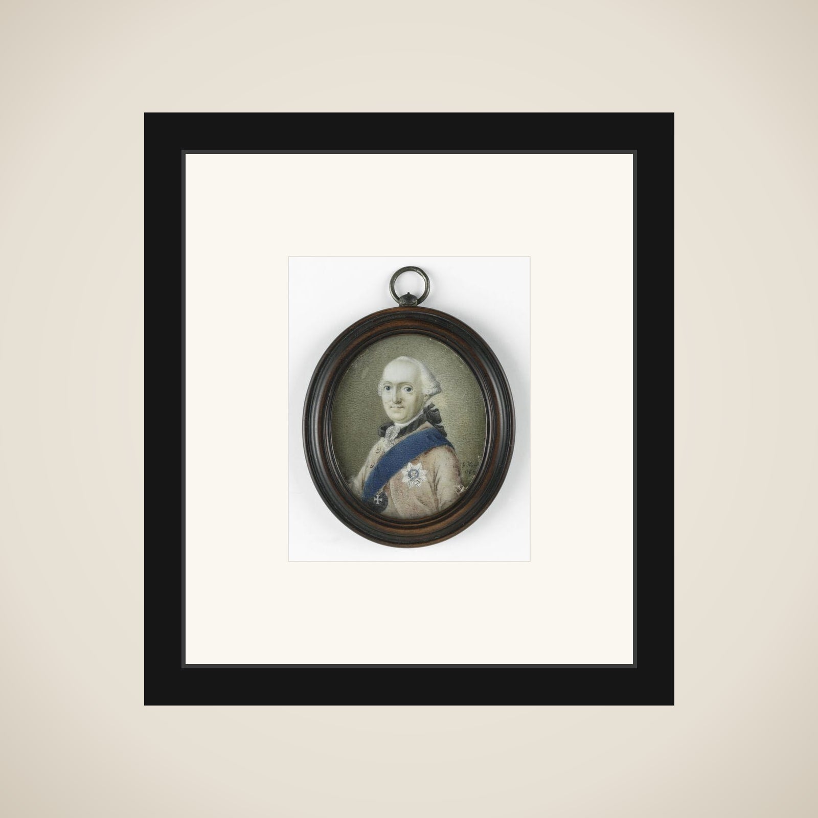Karl Wilhelm Ferdinand (1735-1806), hertog van Brunswijk-Wolfenbüttel framed