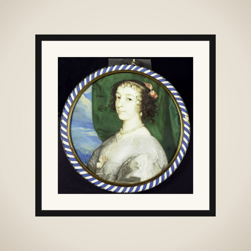 Henriëtte Maria van Frankrijk (1609-1669). Echtgenote van Karel I van Engeland framed