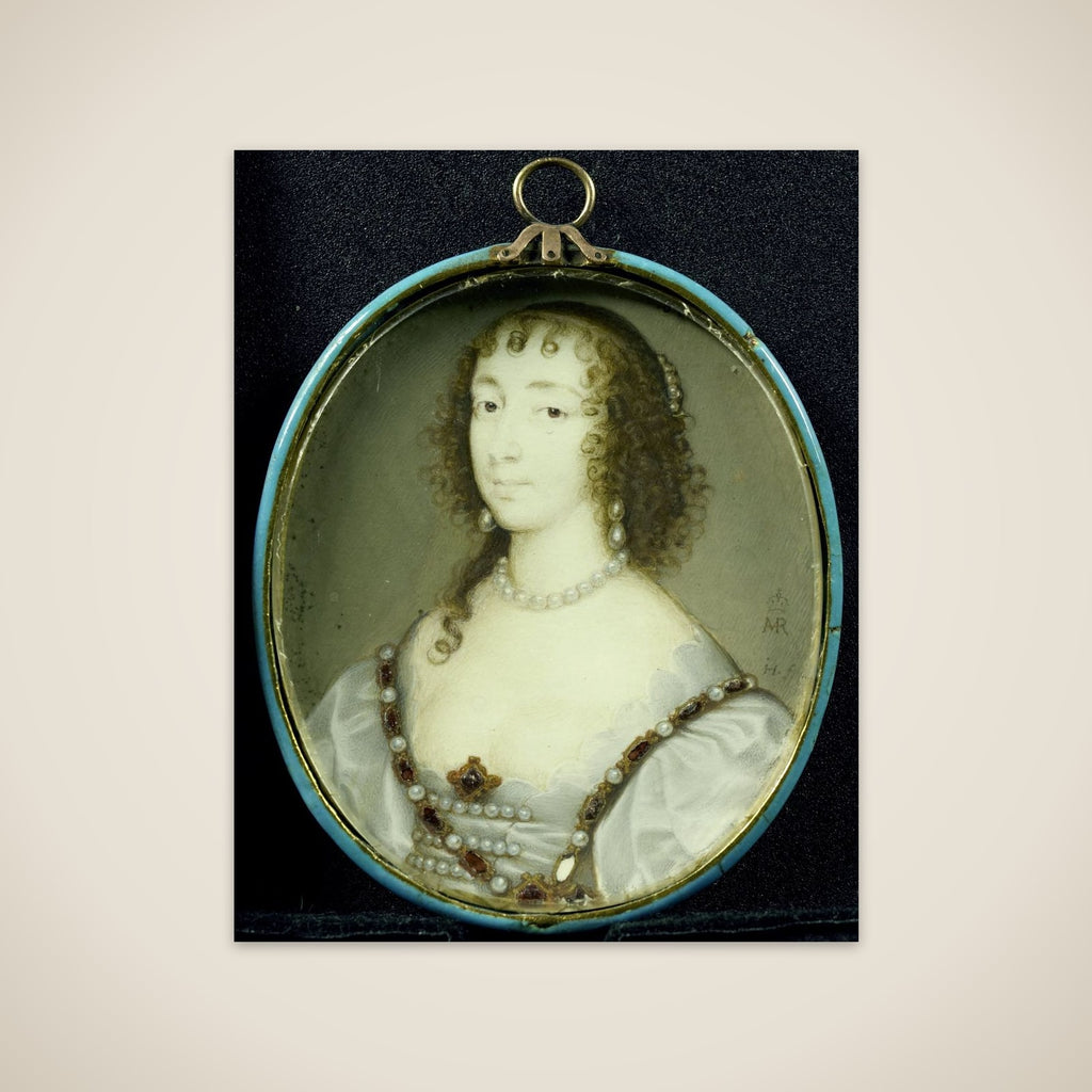 Henriëtte Maria van Frankrijk (1609-1669). Echtgenote van Karel I van Engeland unframed print