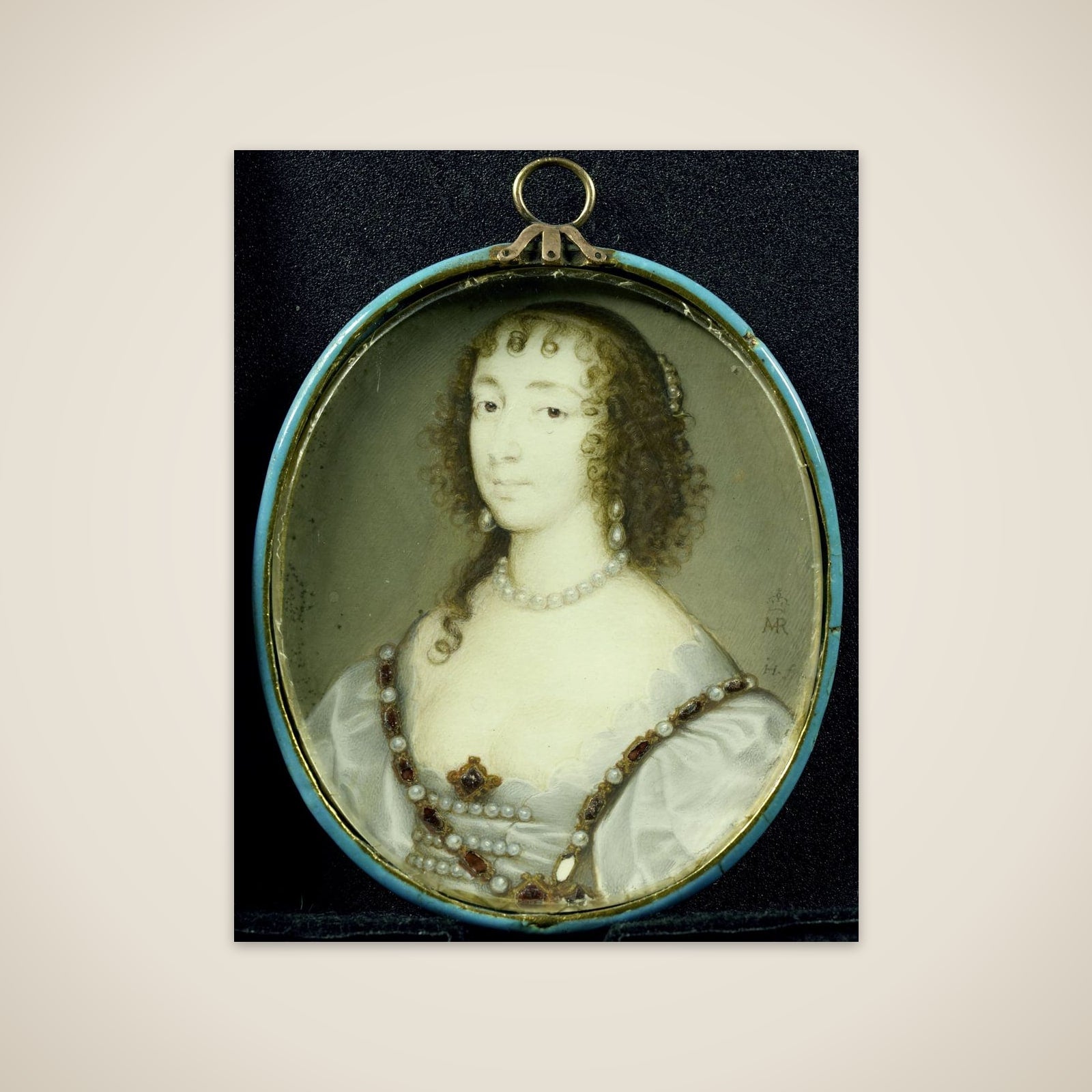 Henriëtte Maria van Frankrijk (1609-1669). Echtgenote van Karel I van Engeland unframed print