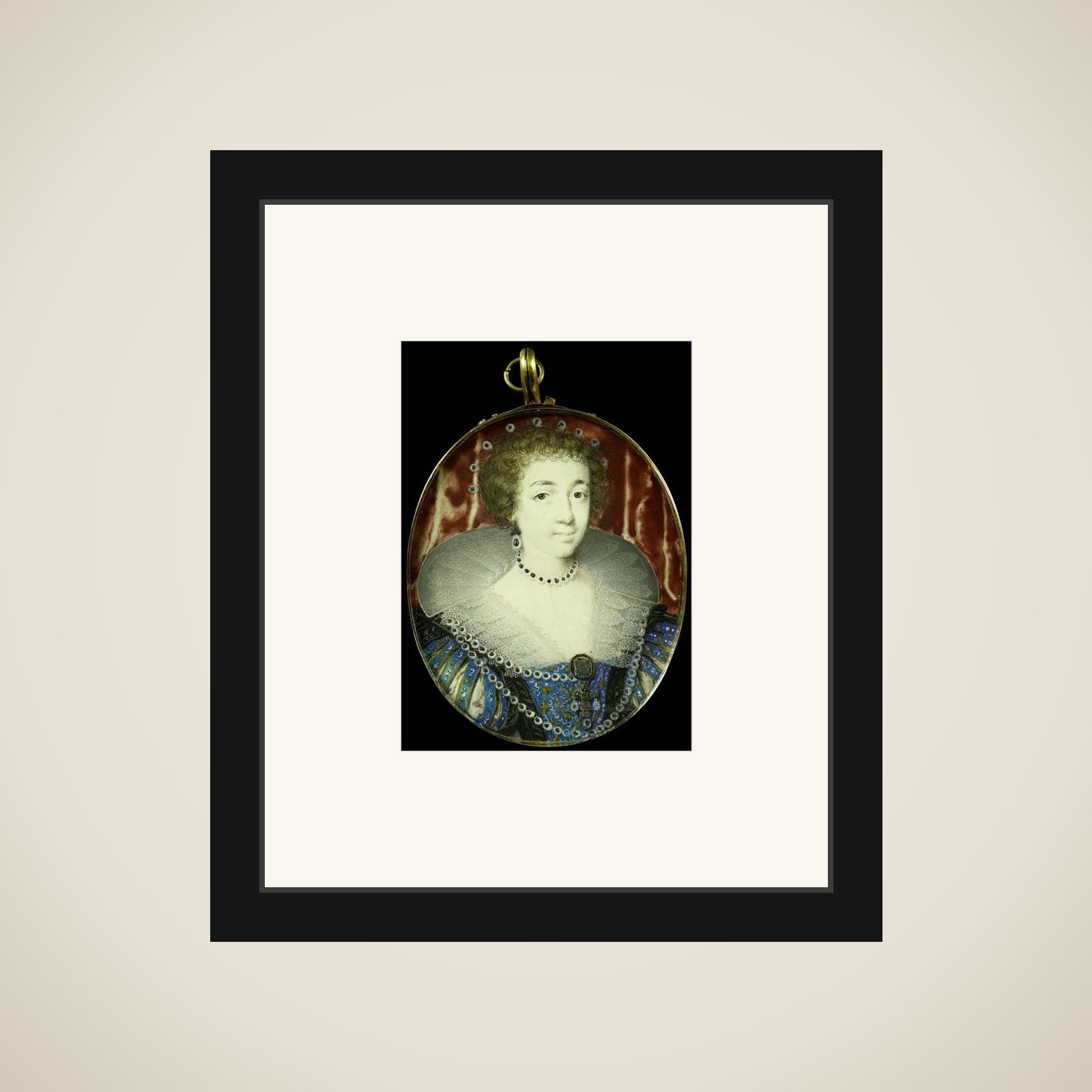 Henriëtte Maria van Frankrijk (1609-1669). Echtgenote van Karel I van Engeland framed