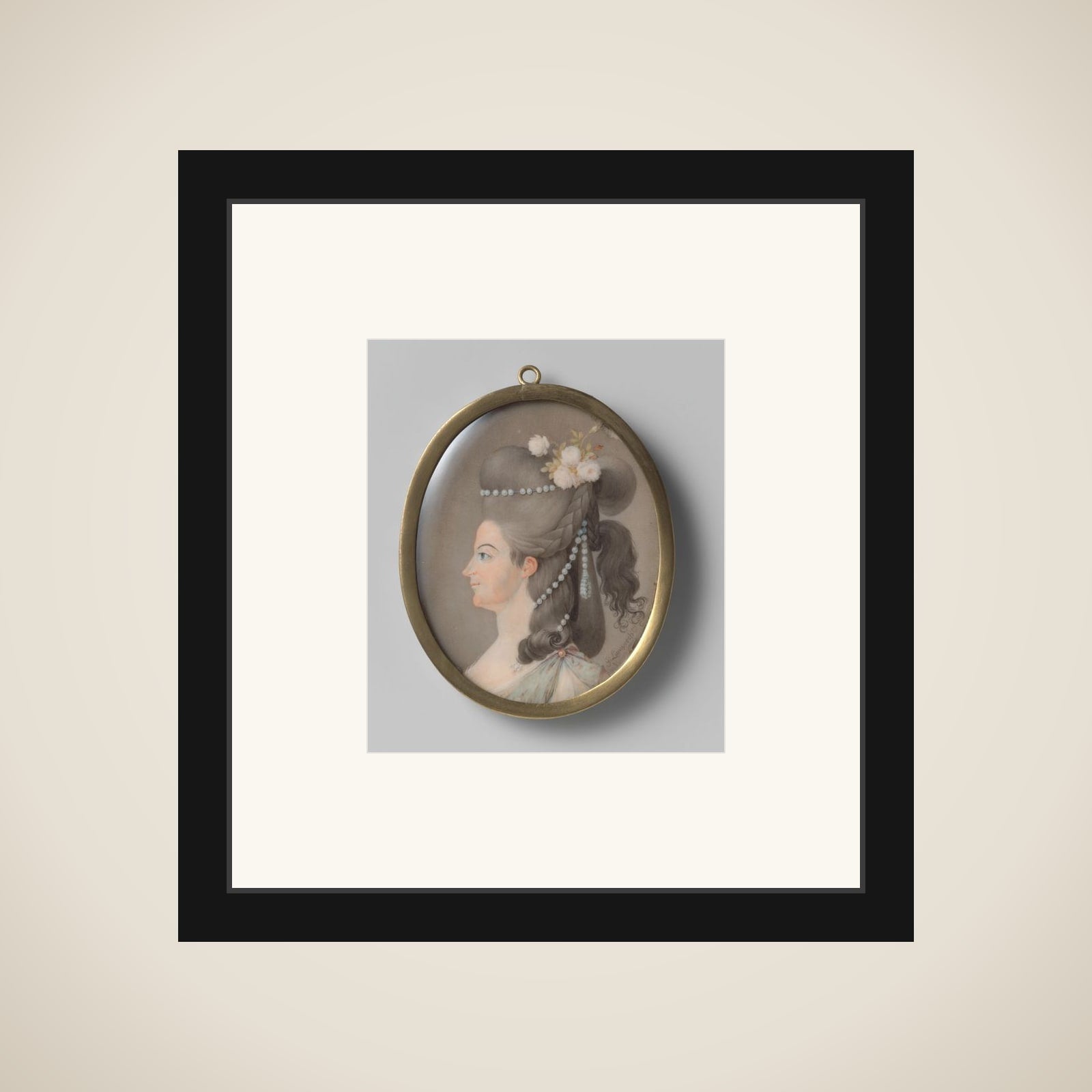 Frederika Sophia Wilhelmina (1751-1820), prinses van Pruisen. Echtgenote van prins Willem V framed