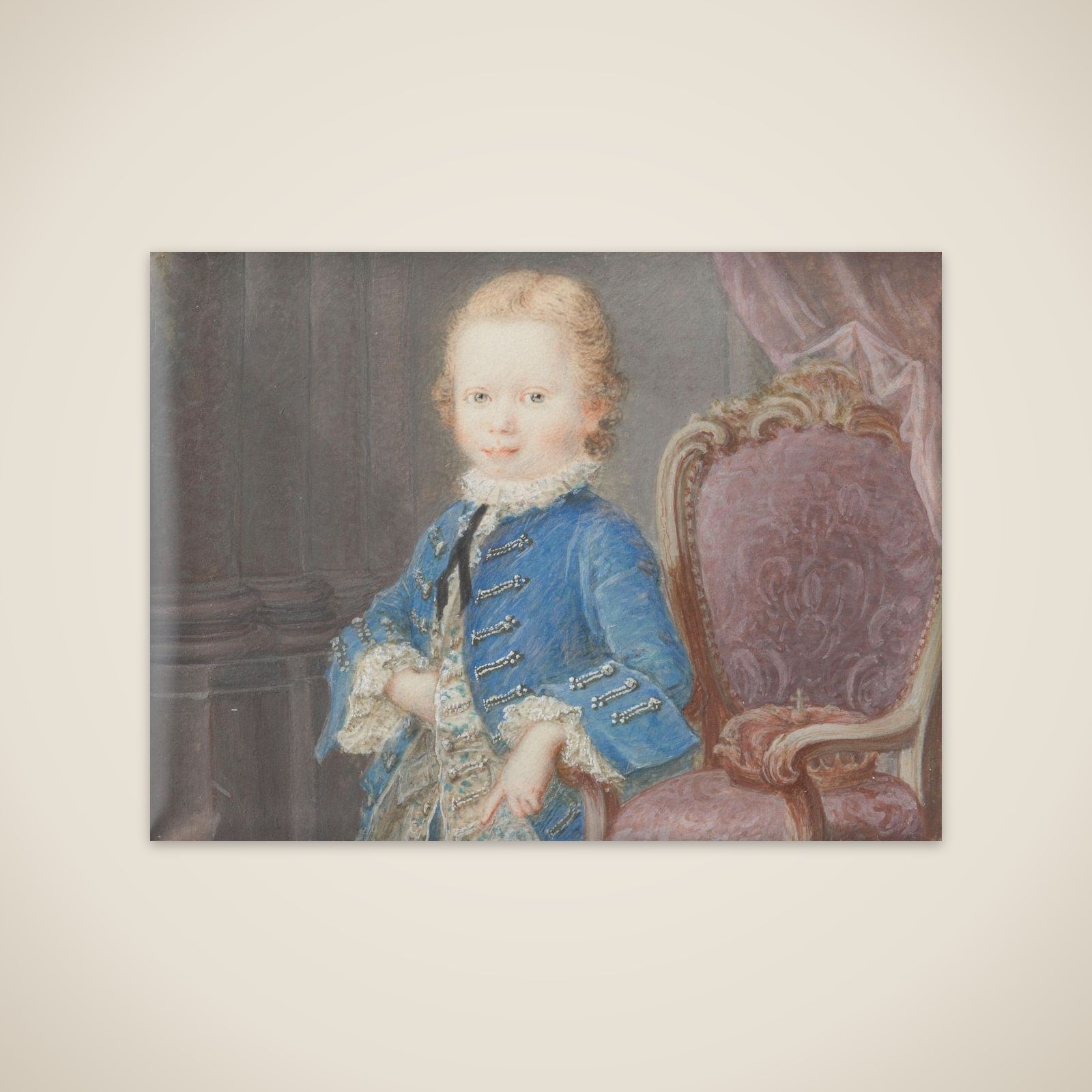 Willem V (1748-1806), prins van Oranje-Nassau, als kind unframed print