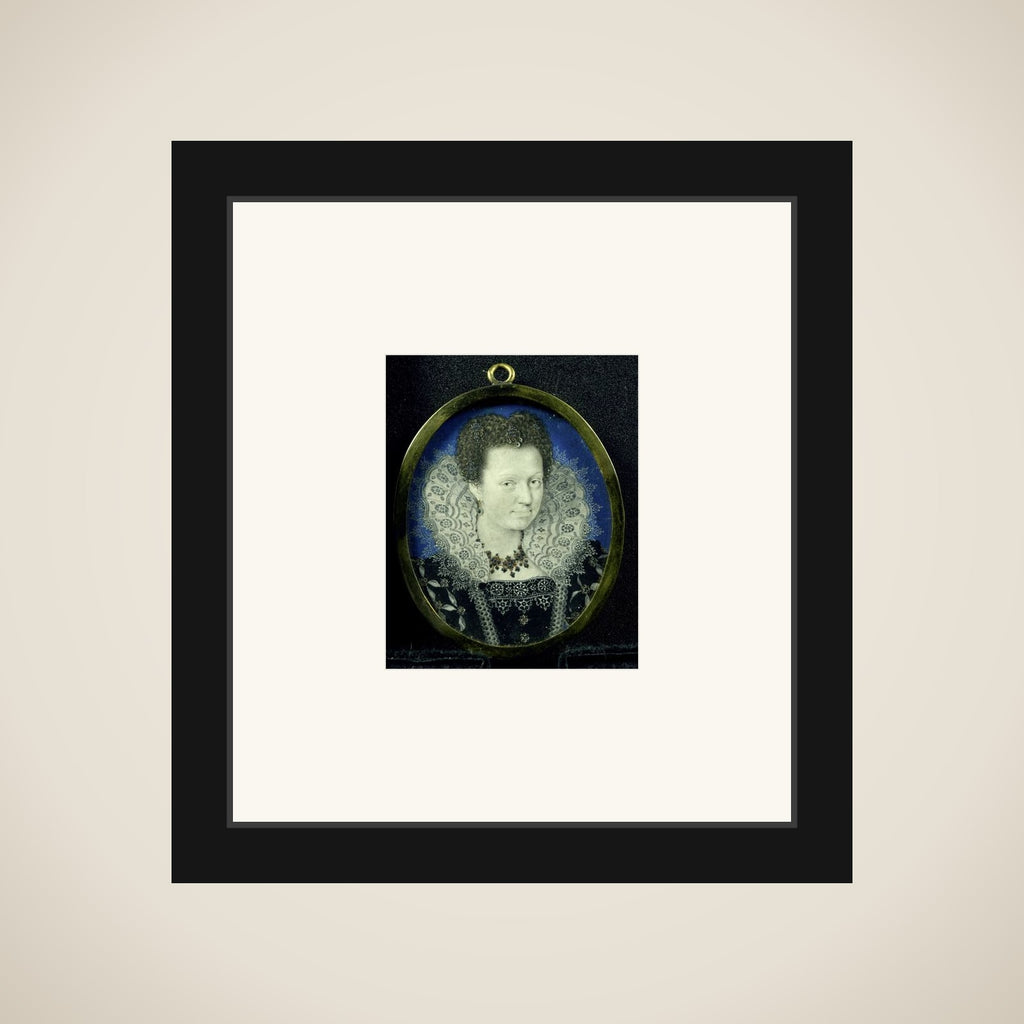 Portrait of een vrouw framed