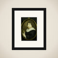Portrait of François Duquesnoy (1597-1643). Sculptor framed