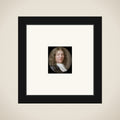 Portrait of een man framed