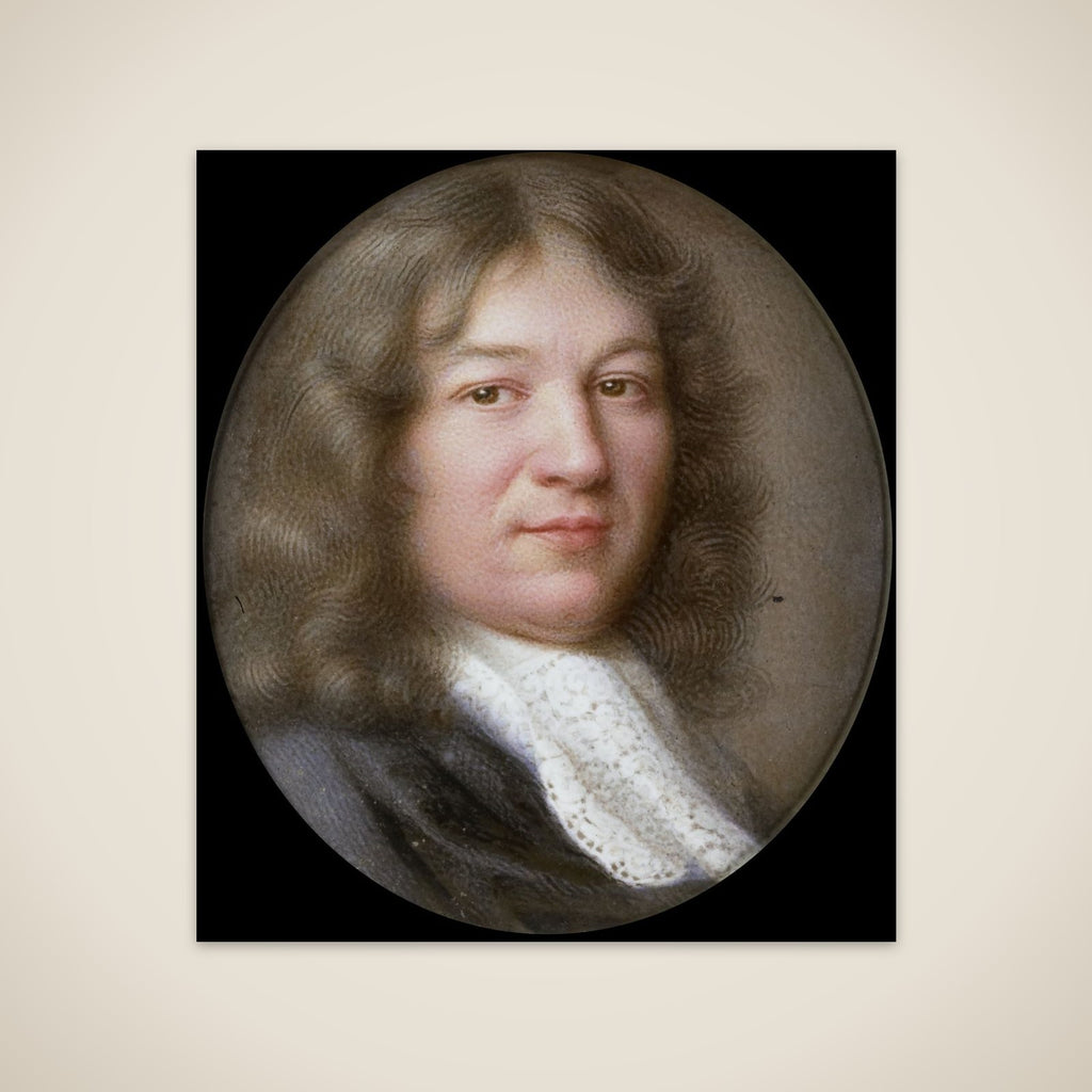Portrait of een man unframed print