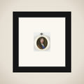 Portrait of een man framed