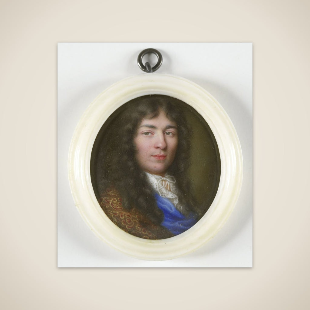 Portrait of een man unframed print
