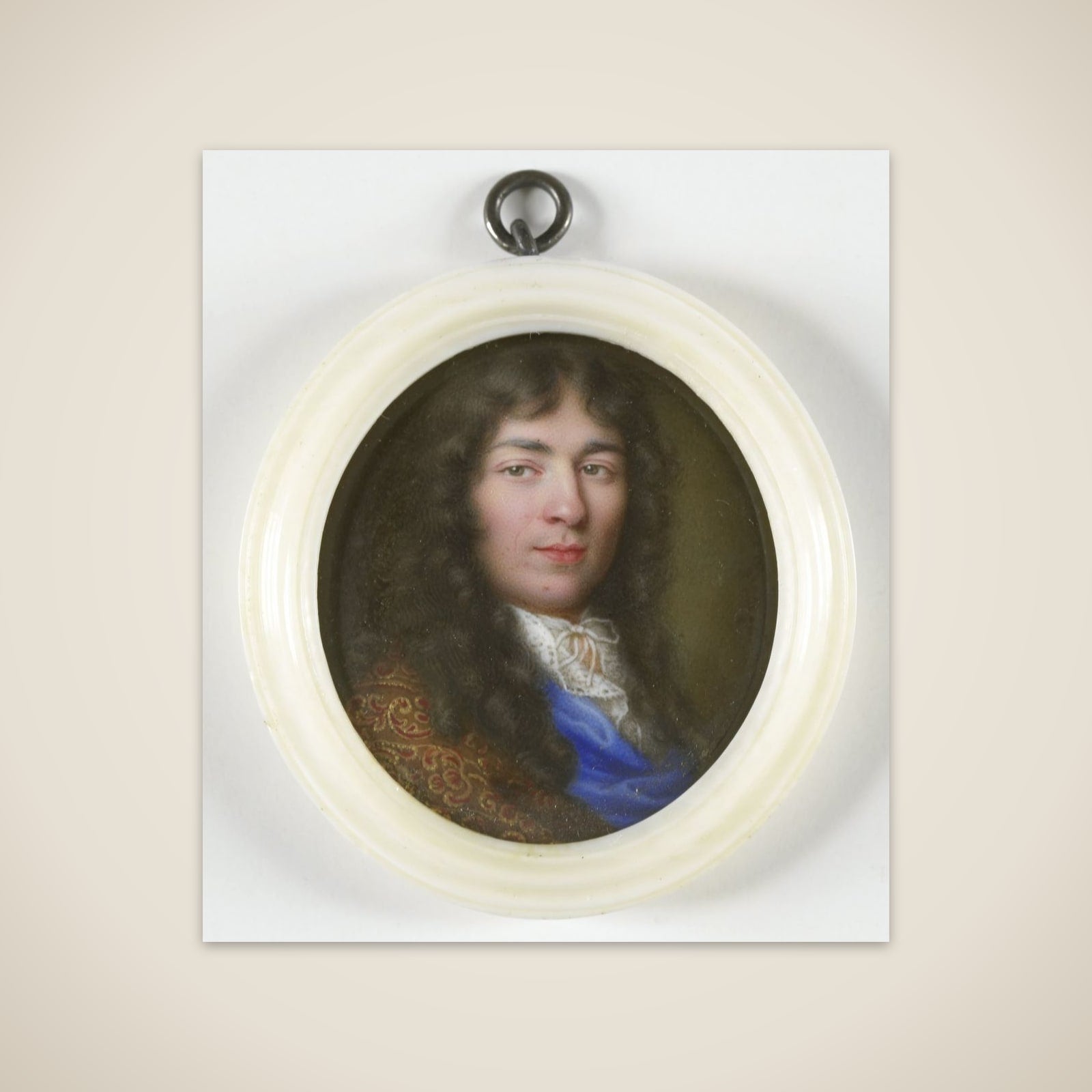 Portrait of een man unframed print