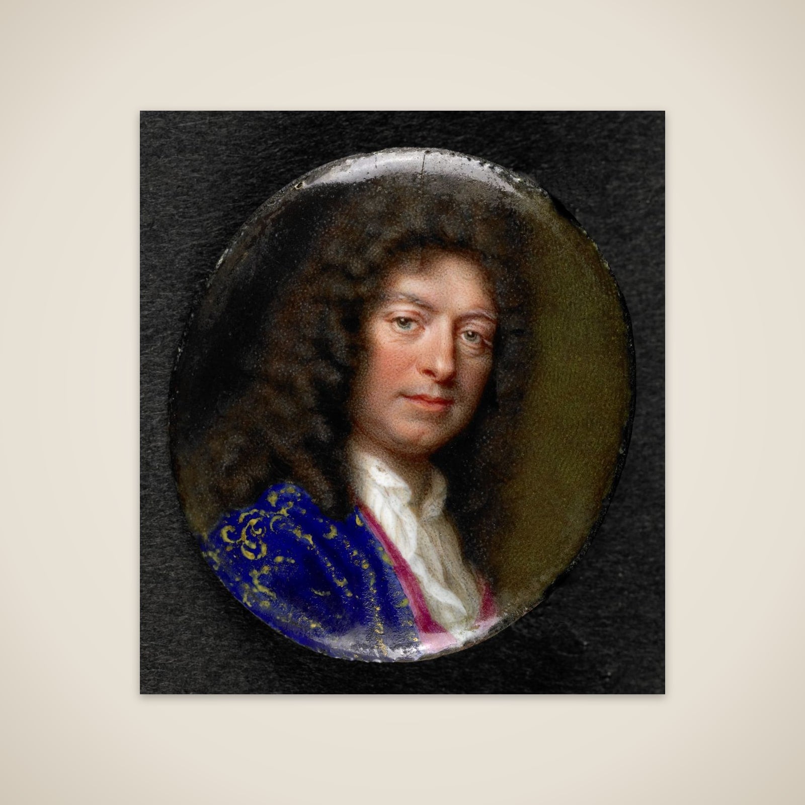 Portrait of een man unframed print