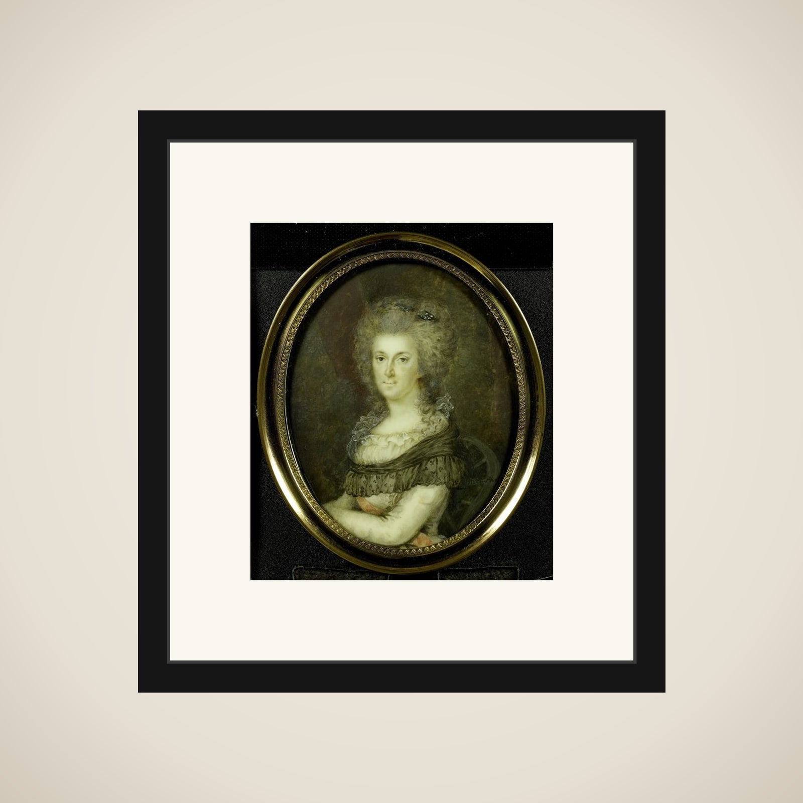Frederika Sophia Wilhelmina (Wilhelmina; 1747-1820), prinses van Pruisen. Echtgenote van prins Willem V framed