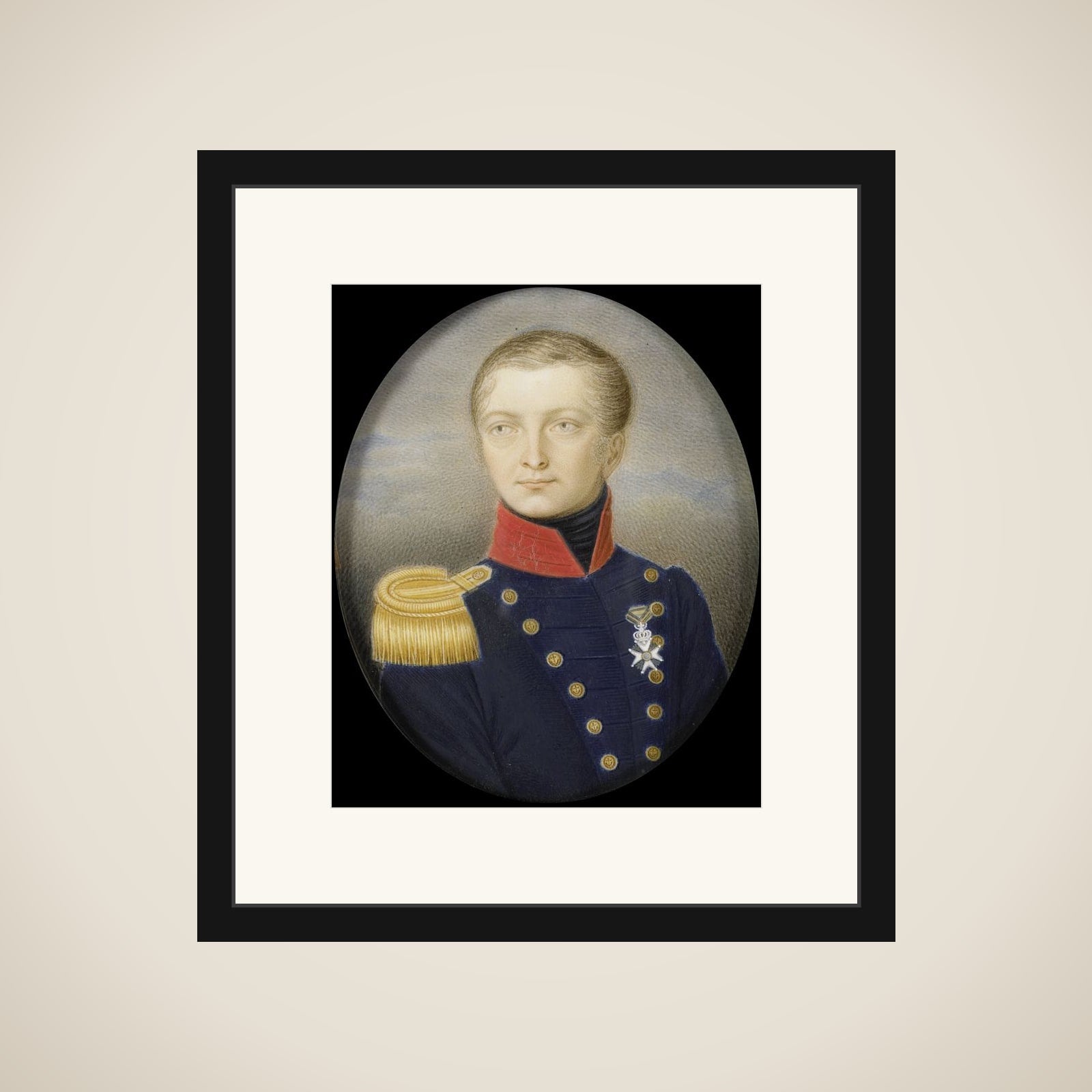 Jan Carel Josephus van Speyk (1802-31). Zeeofficier framed