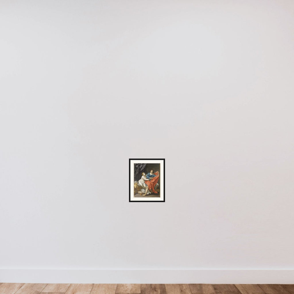 Jozef en de vrouw van Potifar framed — shown to scale