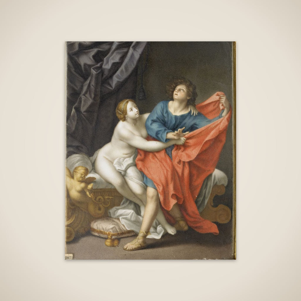 Jozef en de vrouw van Potifar unframed print