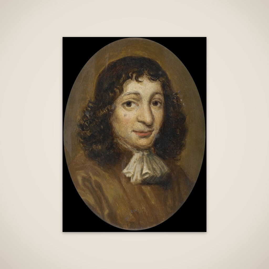 Portrait of een man unframed print
