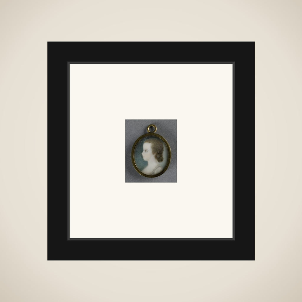 Frederica Louisa Wilhelmina (1770-1819), prinses van Oranje-Nassau. Dochter van Willem V en Wilhelmina van Pruisen, als kind framed