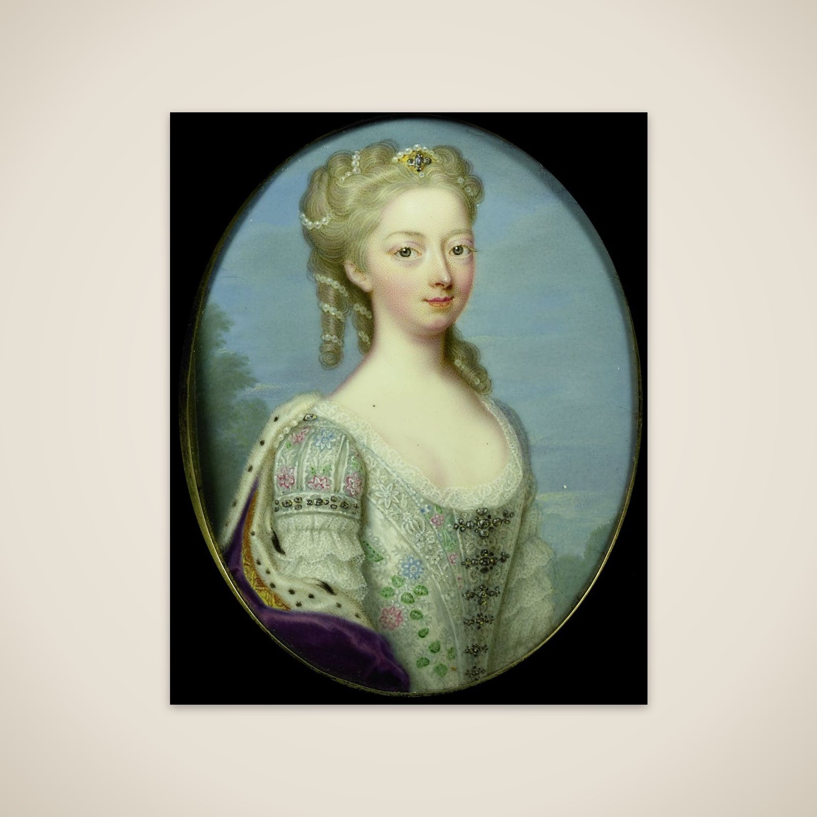 Anna, prinses van Hannover (1709-59), echtgenote van Willem IV, prins van Oranje-Nassau unframed print