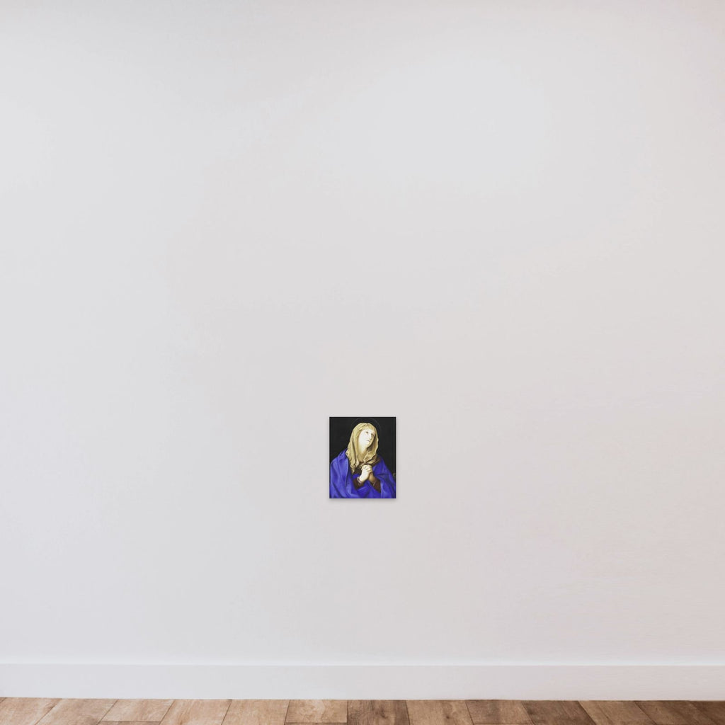 Madonna unframed — shown to scale