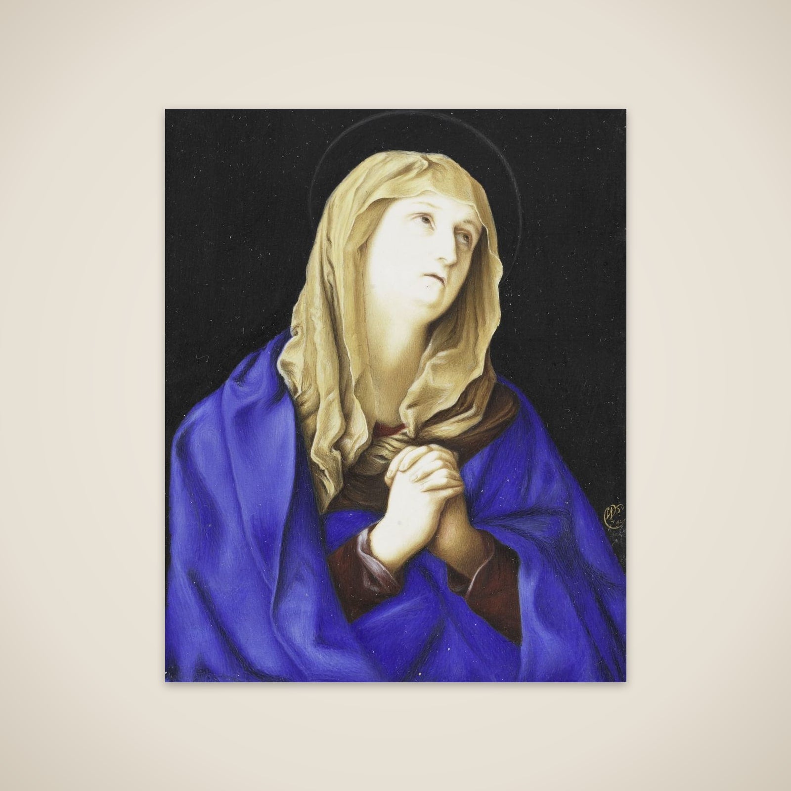 Madonna unframed print