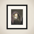 Portrait of een old woman, zogenaamd Rembrandts moeder framed