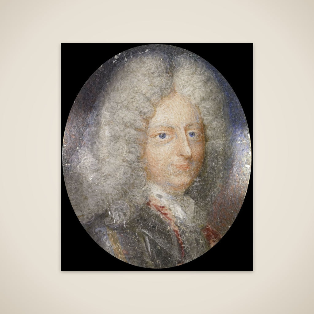 Christiaan V (1646-99), koning van Denemarken unframed print