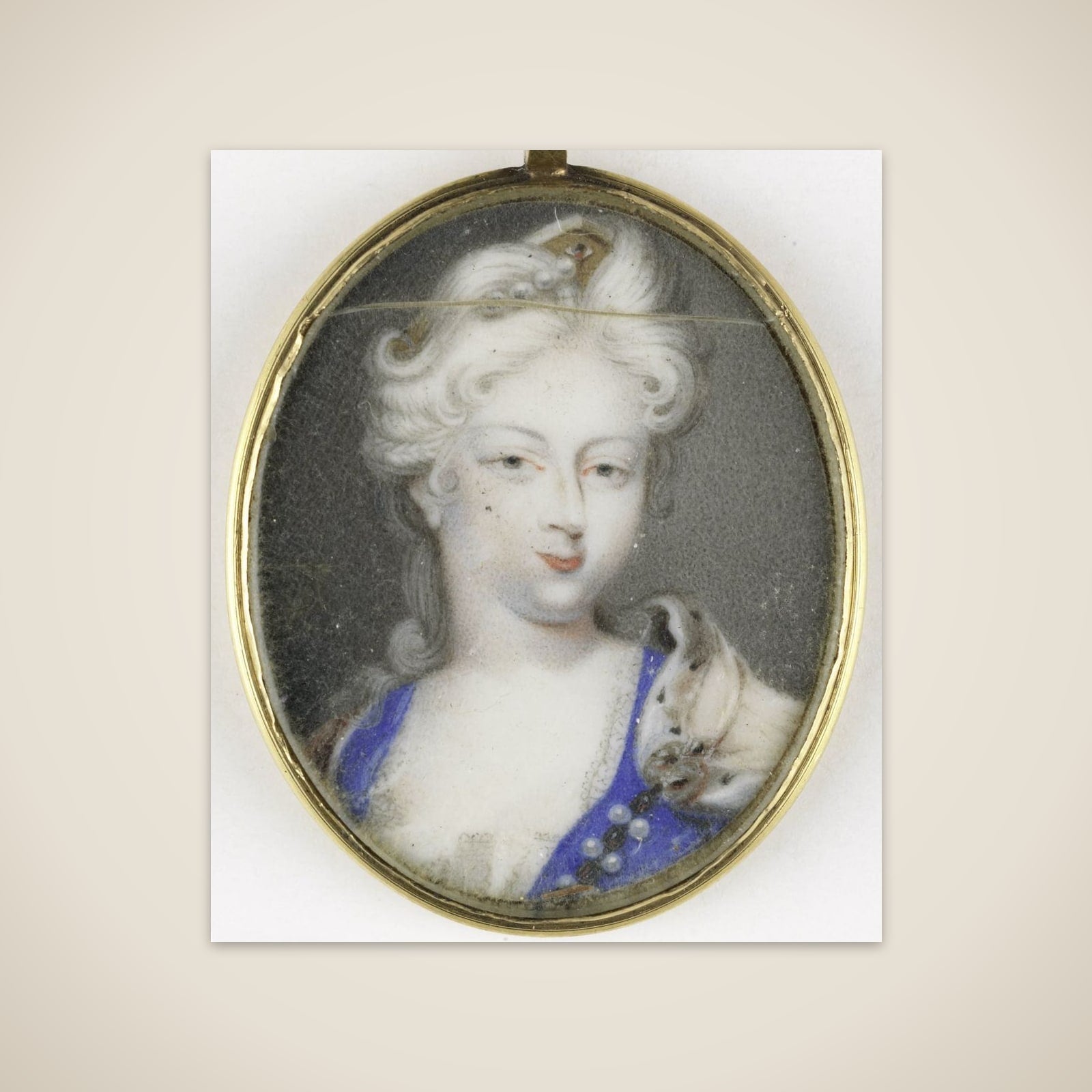 Portrait of een vrouw, vermoedelijk Christiane Charlotte van Württemberg-Winnental, (1694-1729) unframed print
