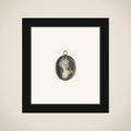 Portrait of een vrouw, vermoedelijk Christiane Charlotte van Württemberg (1694-1729) framed