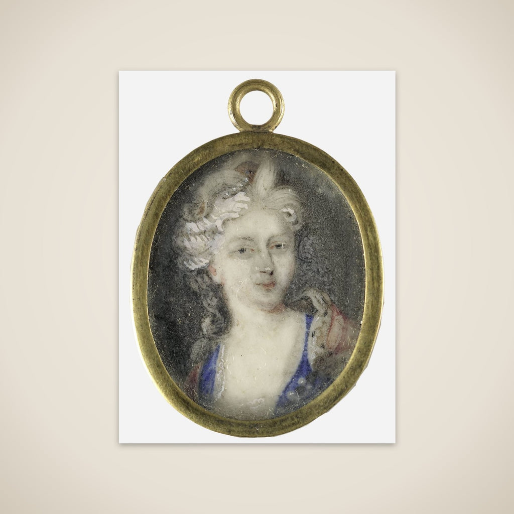 Portrait of een vrouw, vermoedelijk Christiane Charlotte van Württemberg (1694-1729) unframed print